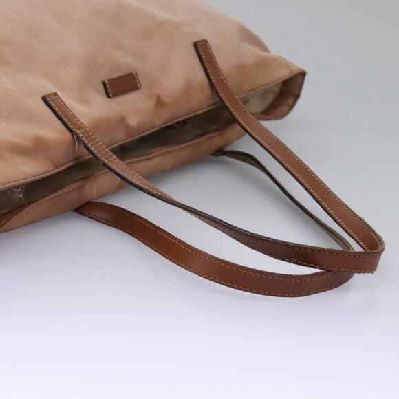 GUCCI GG Canvas Tote Bag Nylon Pink Silver - Picture 7 of 16